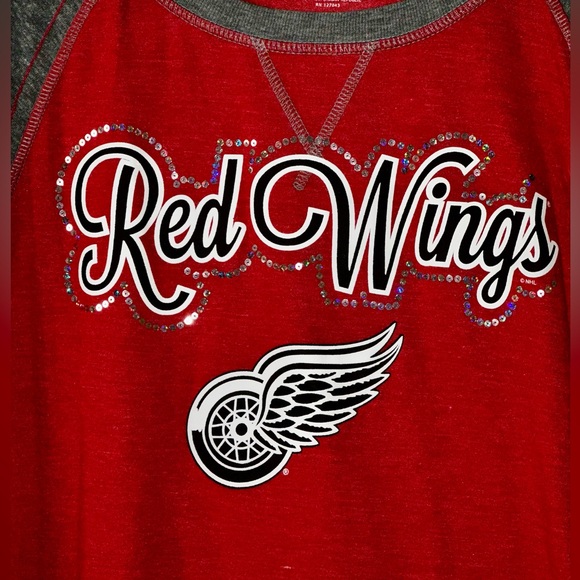 Red Wings long sleeve Sequence Shirt - Picture 3 of 4
